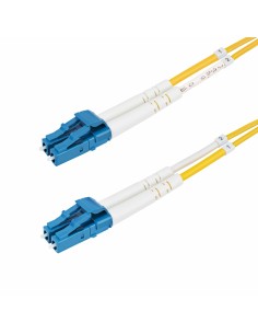 Cable de Fibra Óptica Dúplex LC a LC (UPC) OS2 Monomodo de 50m - 9/125µm - 100G - Resistente a Dobleces - Low Insertion Loss - C